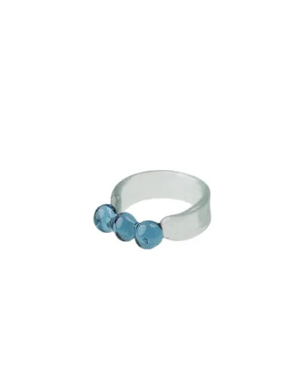 Three Sphere Ring, Assorted Colours