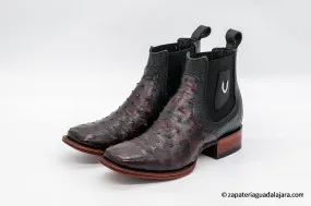 VESTIGIUM 782B0316 OSTRICH BLACK CHERRY